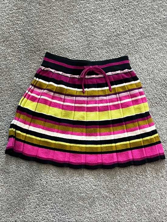 Missoni Other - EUC Missoni Striped Knit Toddler Girl Skirt in Fuchsia, Green, Pink, Black 2T-3T